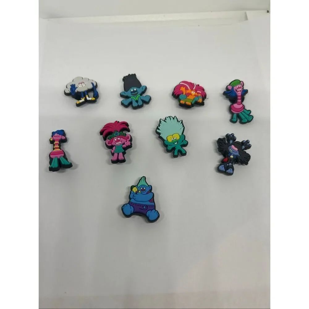 9pc Trolls Shoe/Bag Charm Set 🌈🎶💖